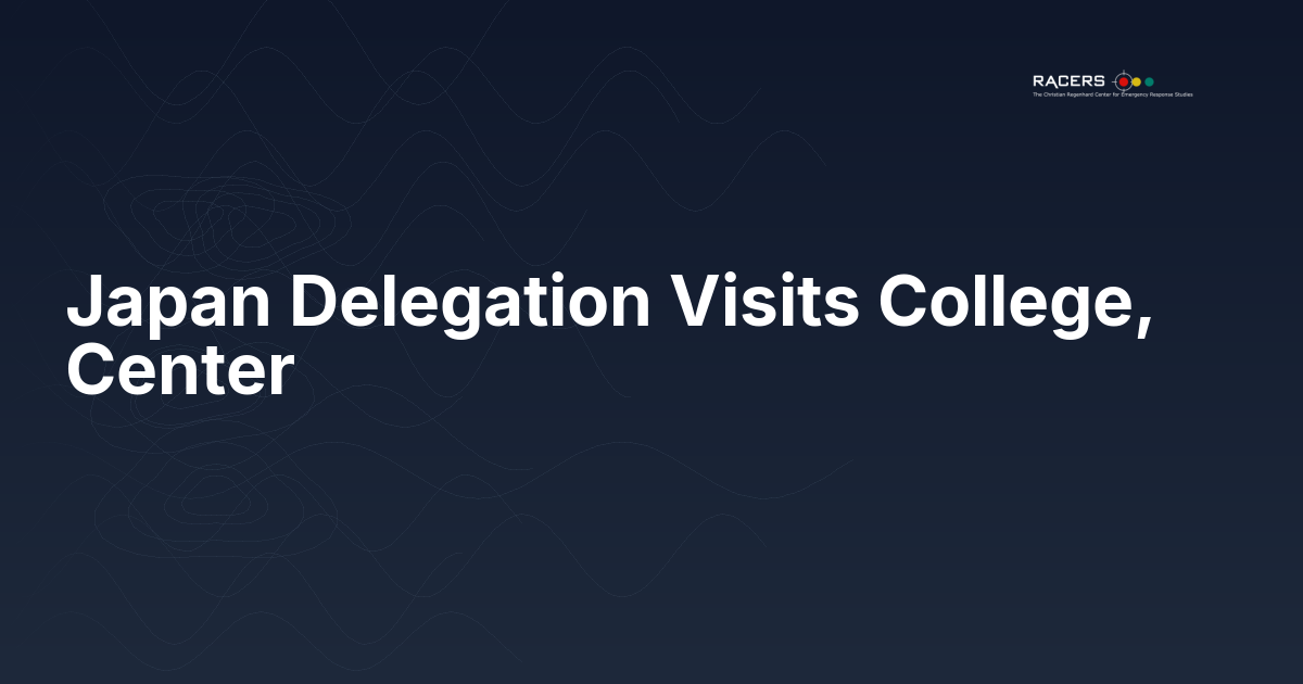 Japan Delegation Visits College, Center