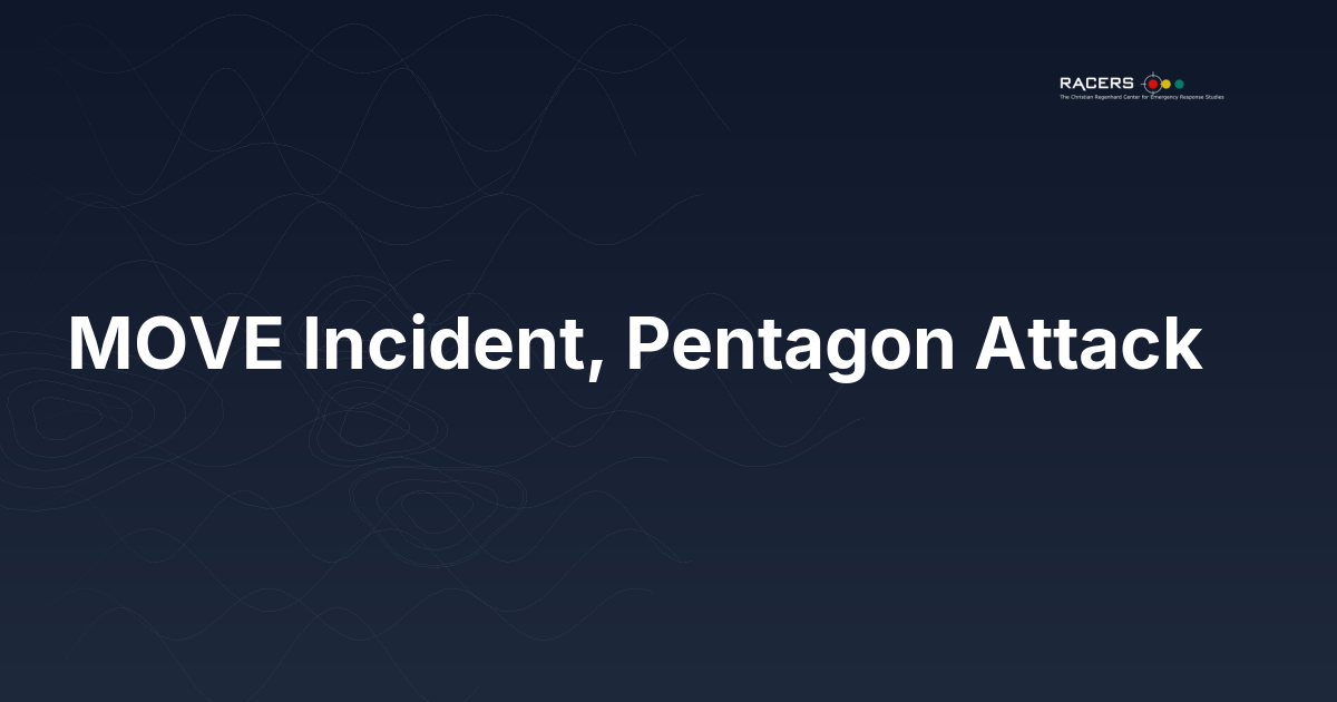 MOVE Incident, Pentagon Attack