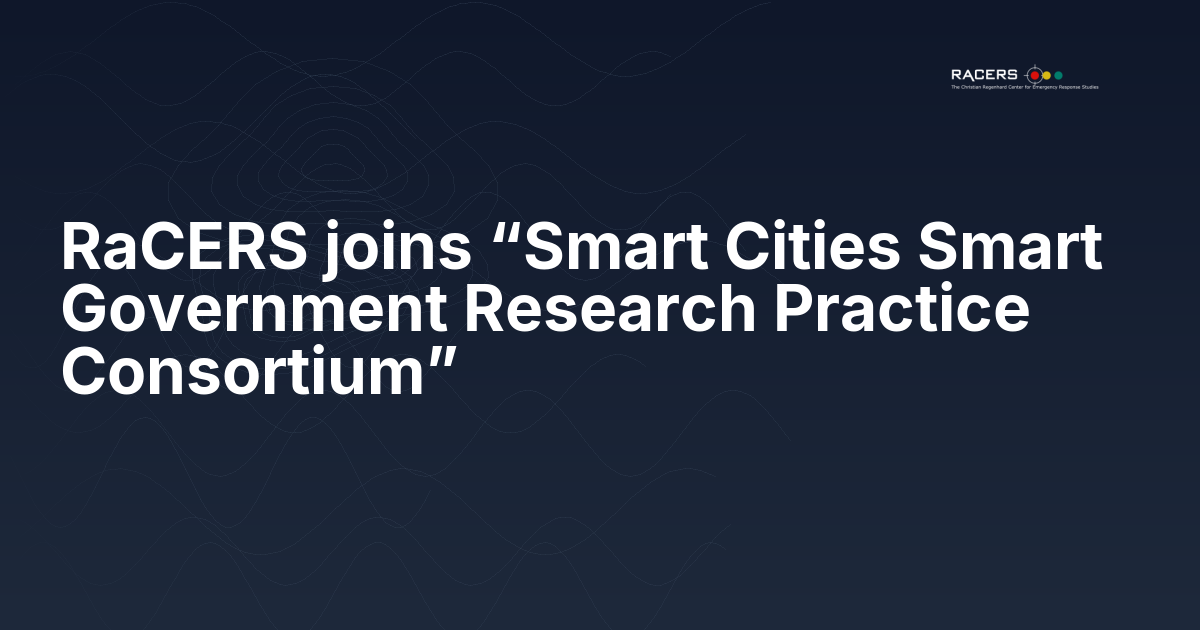 RaCERS joins “Smart Cities Smart Government Research Practice Consortium”