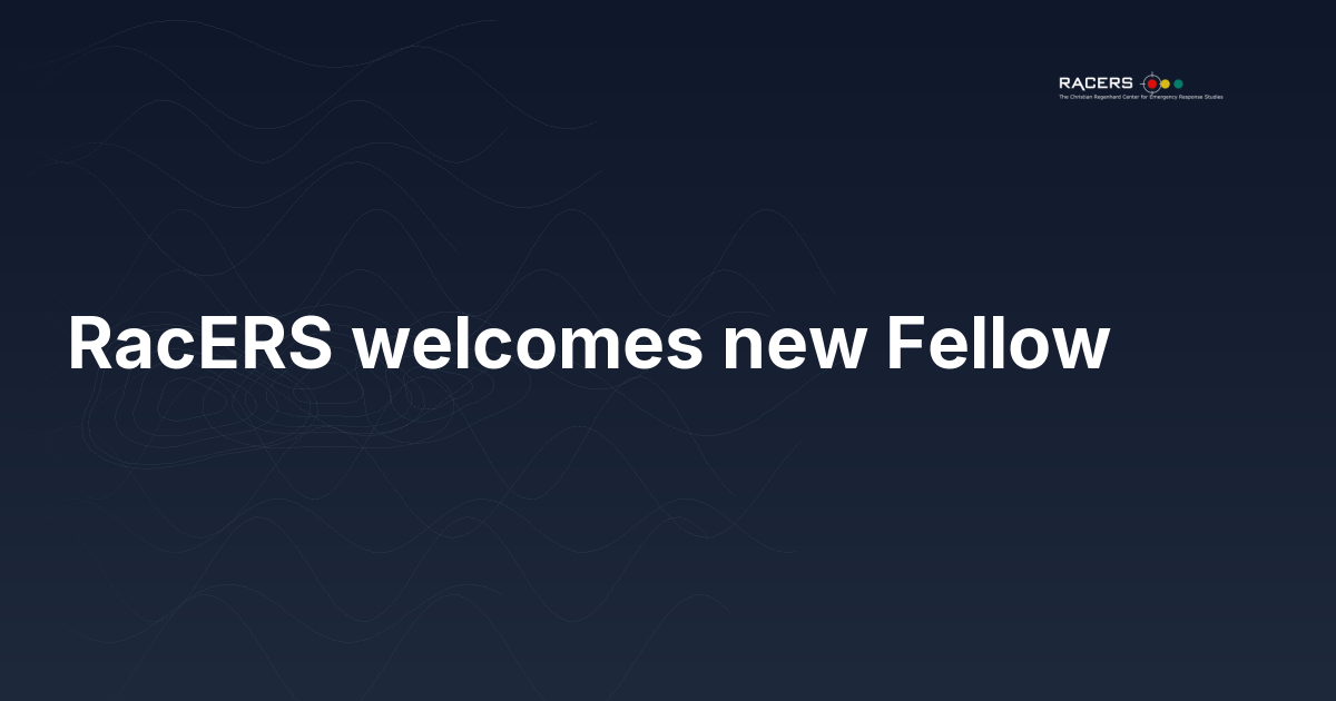 RacERS welcomes new Fellow