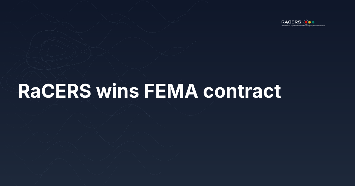 RaCERS wins FEMA contract