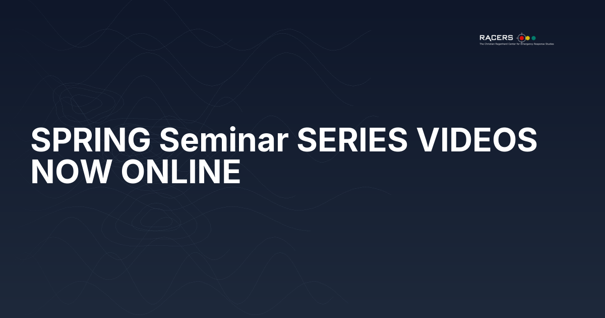 SPRING Seminar SERIES VIDEOS NOW ONLINE