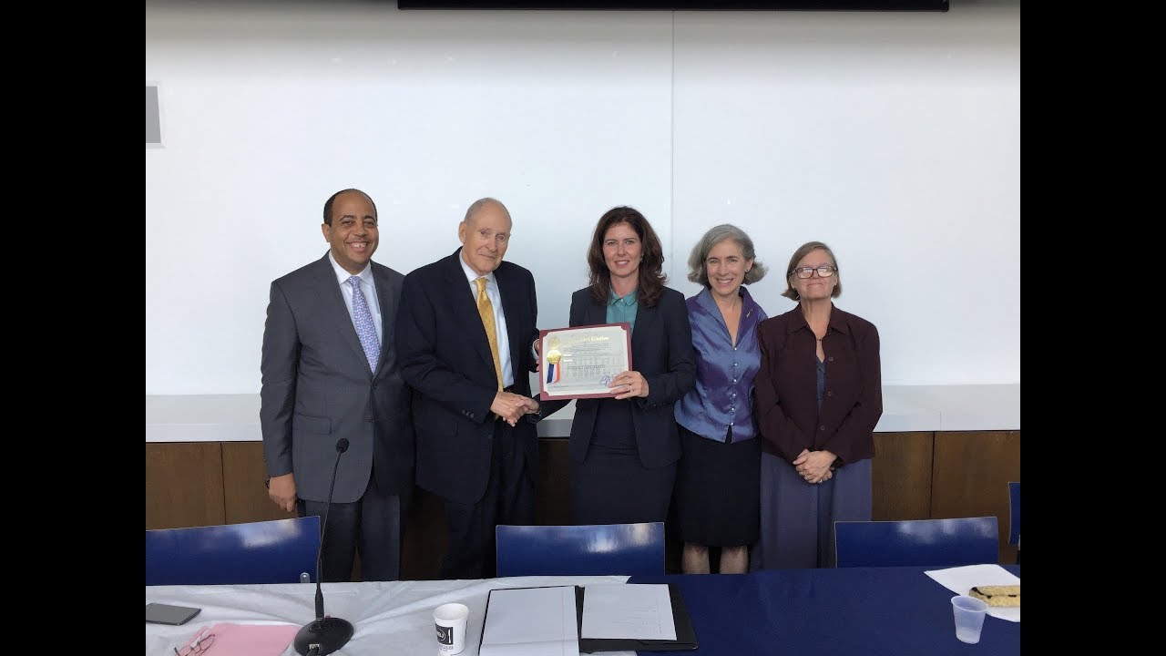Reflections of a Public Safety Computing and 9-1-1 Pioneer: Bob Shumate, NYC Council Member Elizabeth Crowley, and others speak at the Scott Hovey Memorial Lecture, October 2016