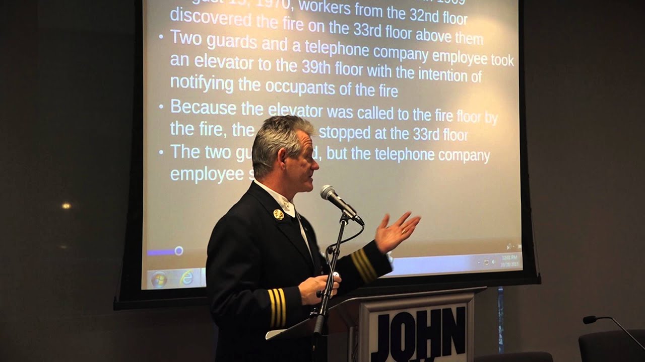 Dangerous Views? 21st Century Challenges in Tall Building Fire Safety: Chief Jim Hodgens, FDNY (October 2015)